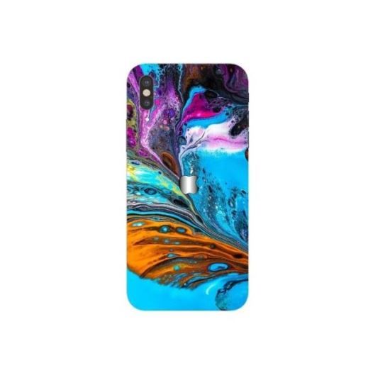 Set Folii Skin Acoperire 360 Compatibile cu Apple iPhone XS Max - Marmalis Sticker Skin Printing Royal Aquatic