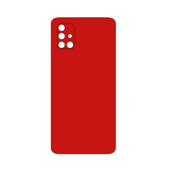 Set Folii Skin Acoperire 360 Compatibile cu Samsung Galaxy A71 (Set 2) Marmalis Sticker Skin Cardinal Red