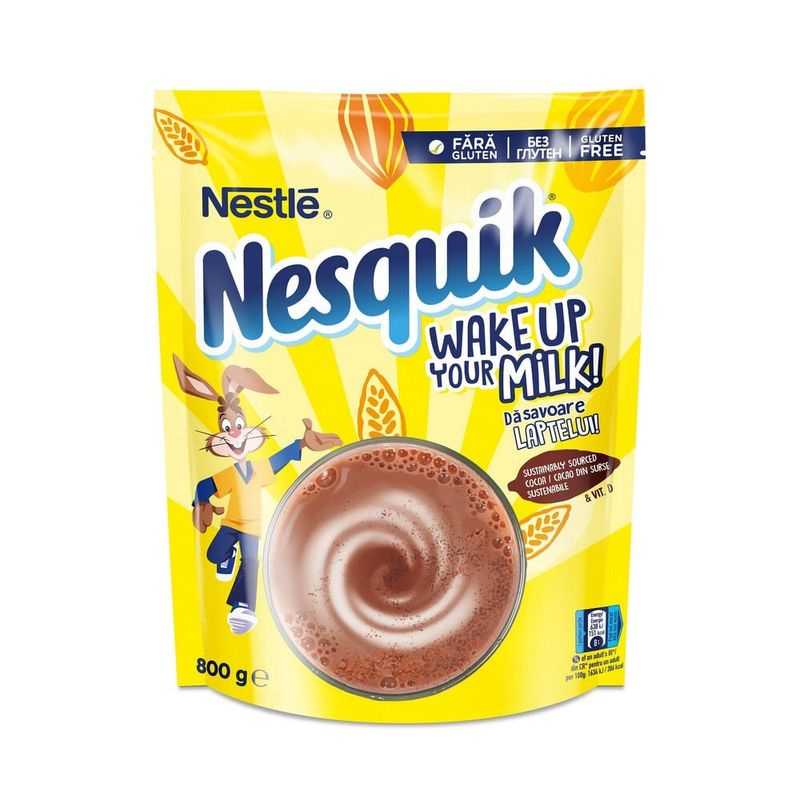 Cacao instant cu vitamine Nestle Nesquik, 800g