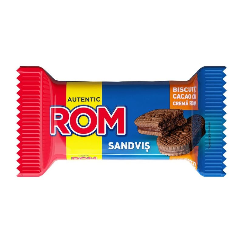 Biscuiti cu rom si cacao Rom Sandwich, 36g