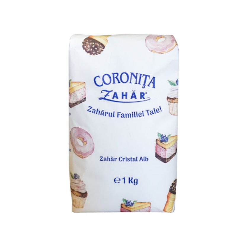 Zahar pachet hartie Coronita Agrana, 1 kg