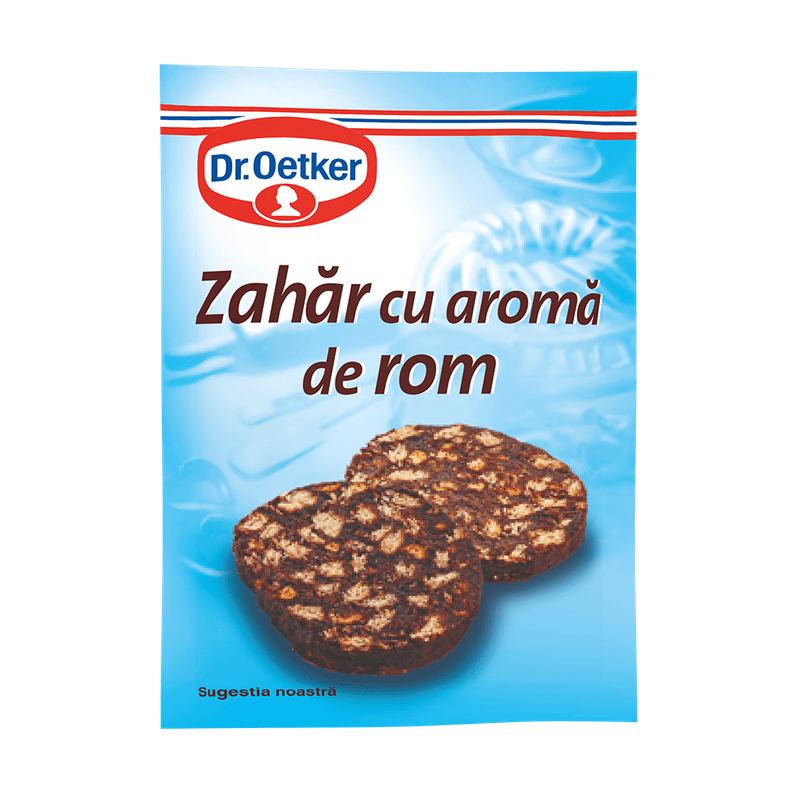 Zahar cu aroma de rom Dr. Oetker, 8 g