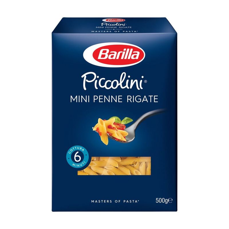 Mini Penne Rigate Barilla, 500g