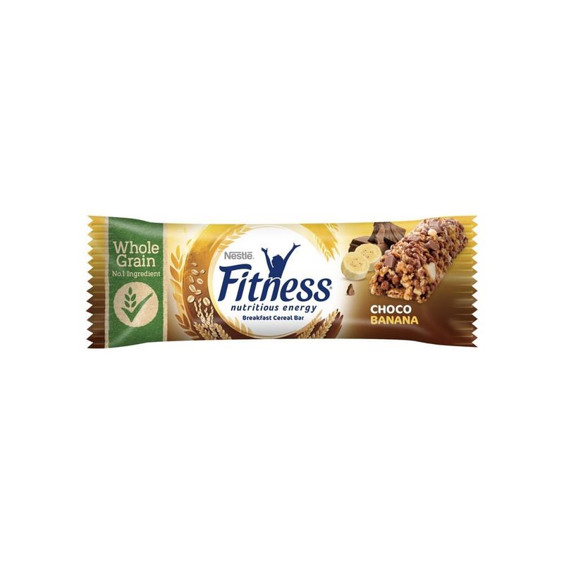 Baton de cereale pentru mic dejun Fitness Choco Banana, 23.5 g