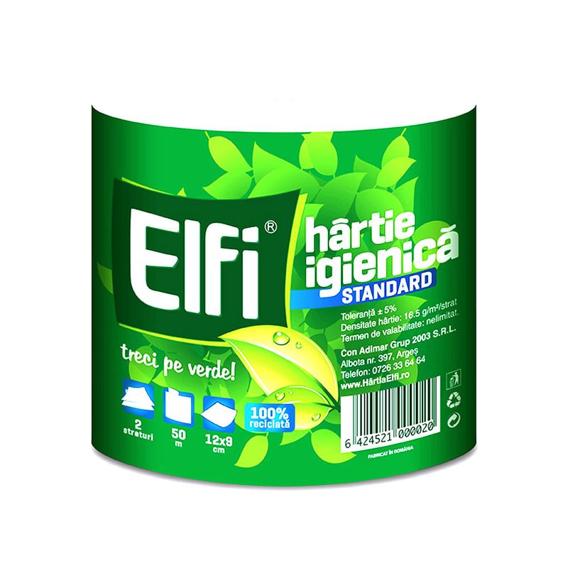 Hartie igienica Elfi 2 straturi, 150 g