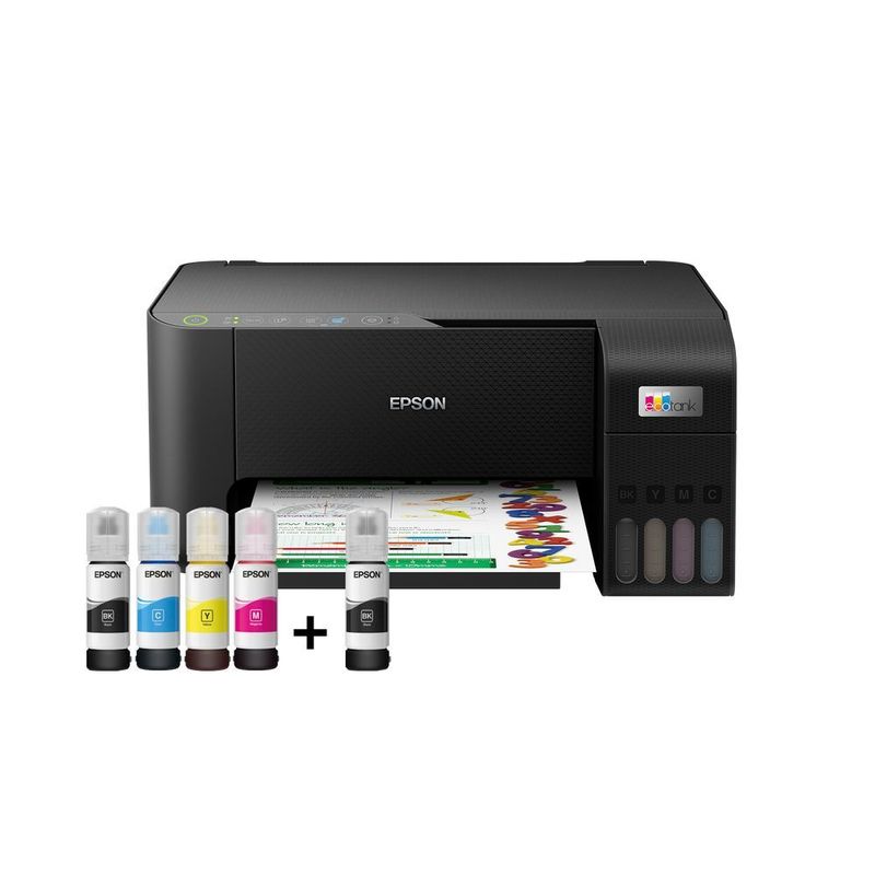 Imprimanta Inkjet EcoTank CISS Epson L3250, Culoare Negru