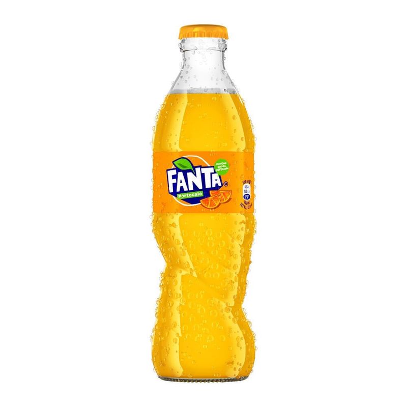 Bautura carbogazoasa Fanta Portocale, 0.33 l