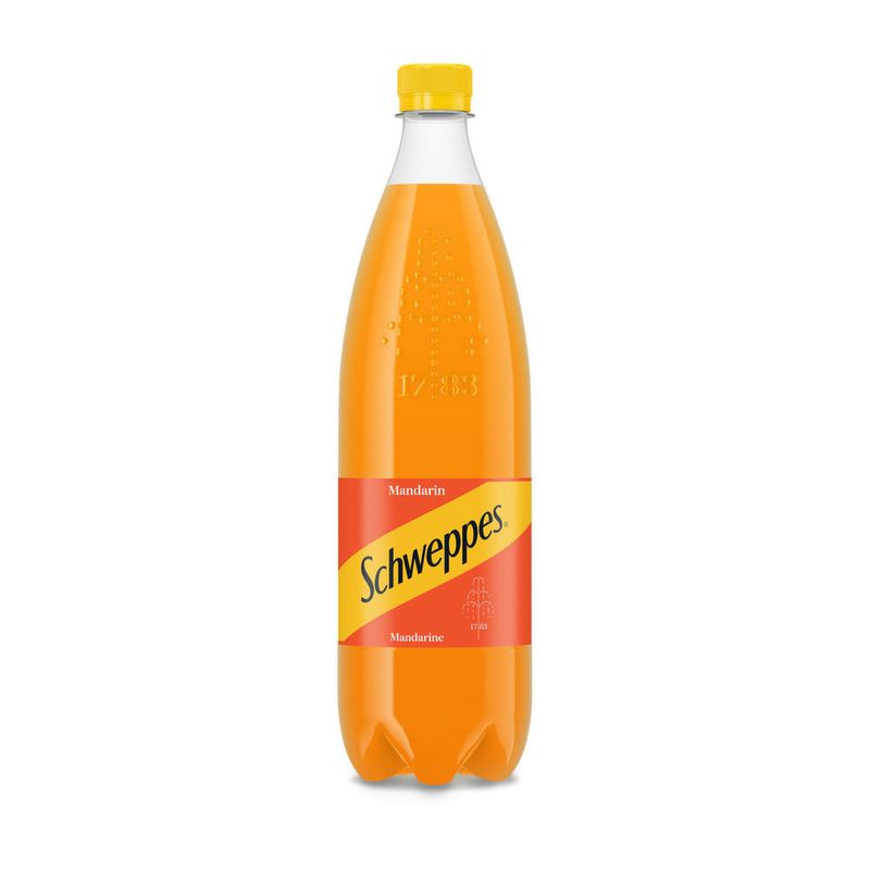 Bautura carbogazoasa Schweppes Mandarine, 1 l