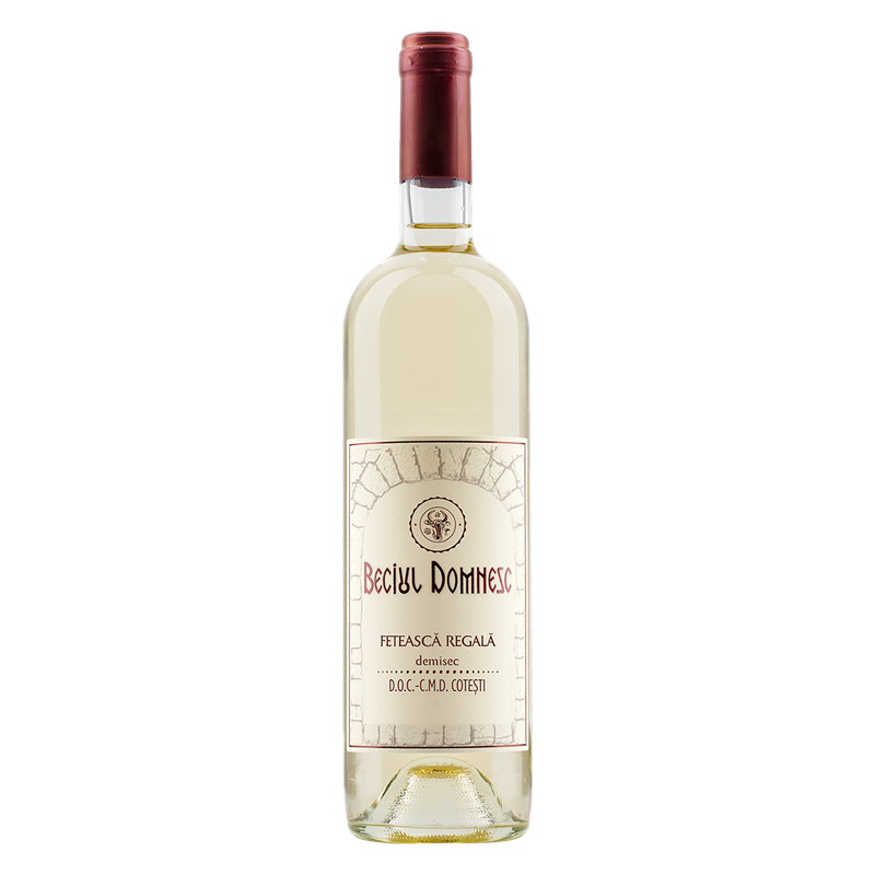 Set 3 sticle de vin alb, demisec, Beciul Domnesc, Feteasca Regala