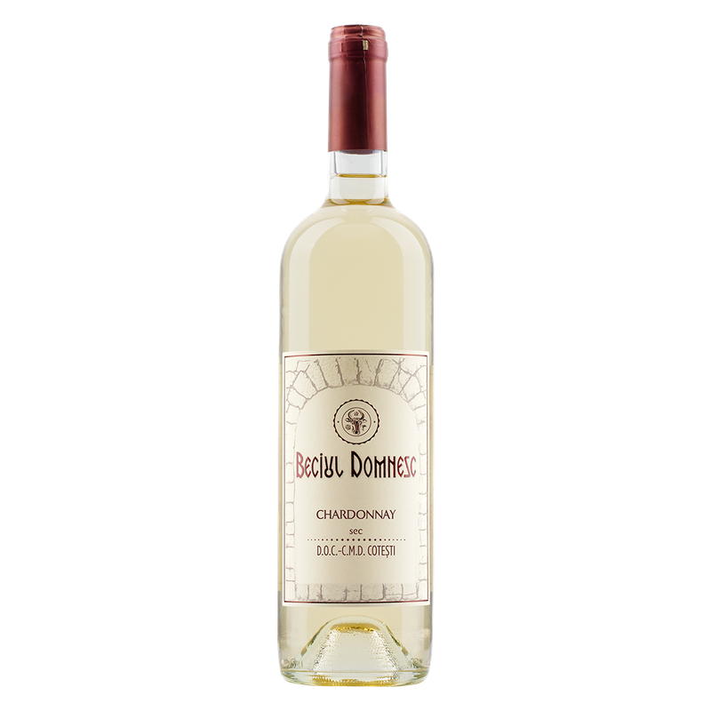Set 3 sticle de vin alb, sec, Beciul Domnesc, Chardonnay